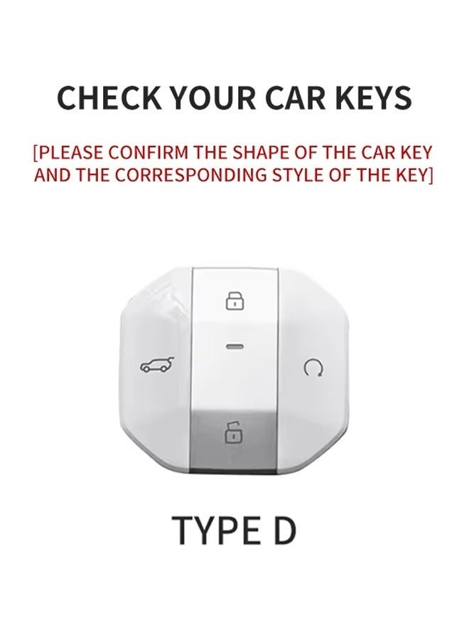 حافظة مفاتيح السيارة لسيارات Jetour Freer Freedom T2 و Freer Traveller T1 2025+، غطاء جهاز التحكم عن بعد، سلسلة مفاتيح، ملحقات مقاومة للخدش - Image 3